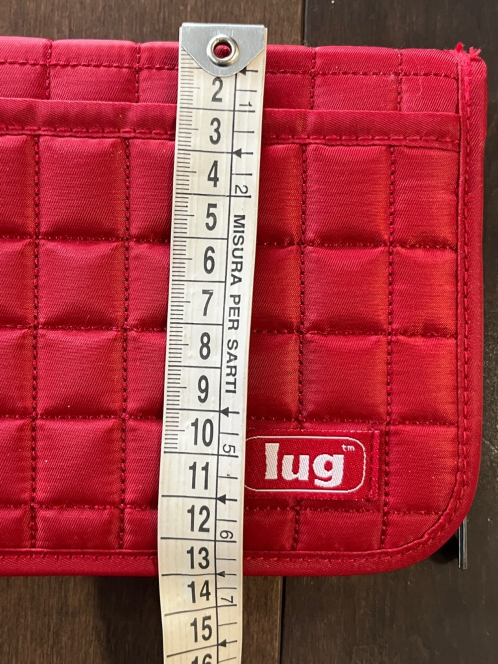 lug Red Quilted Wristlet Organizer - Picture 9 of 9